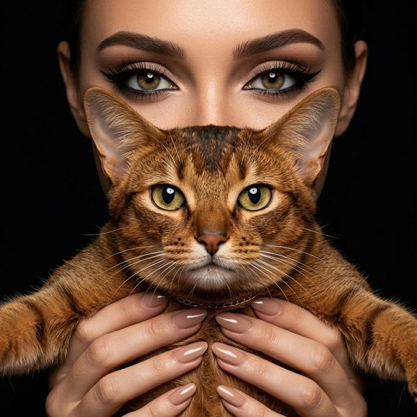 Женщина с котом